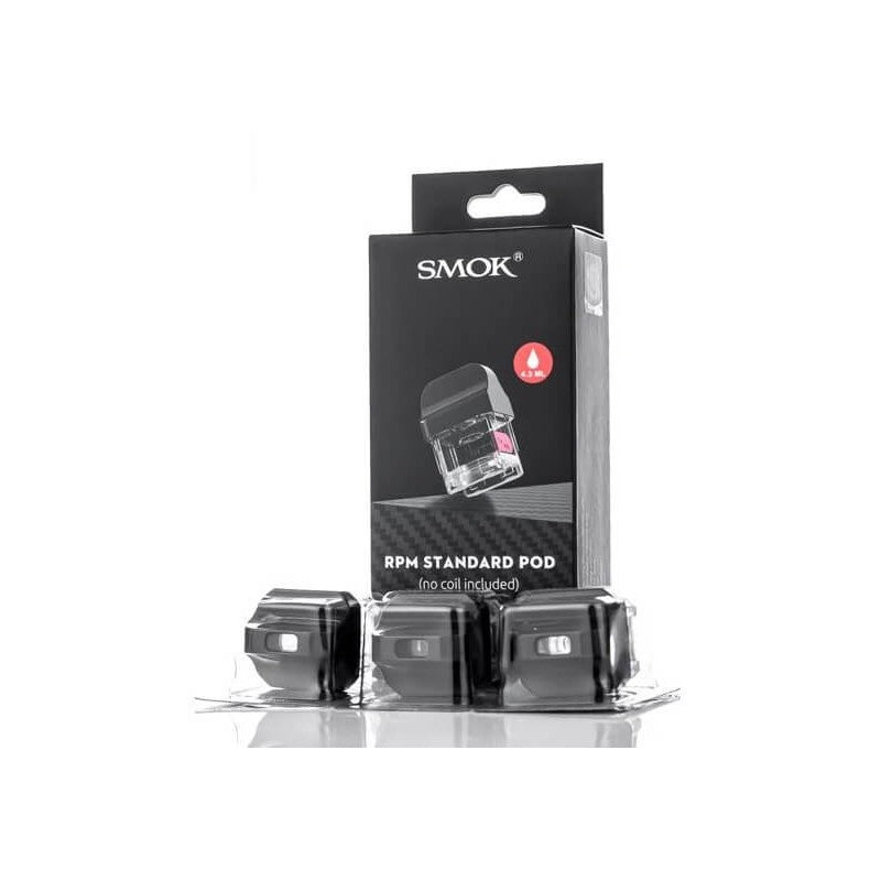 Smok RPM Standard Empty Pod 4.5ml- Pack of 3 - #Simbavapeswholesale#