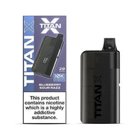 Titan X Prefilled Vape Pod Kit Box of 5 - Blue Sour Razz - vapeukwholesale