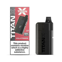 Titan X Prefilled Vape Pod Kit Box of 5 - Cola Freeze - vapeukwholesale