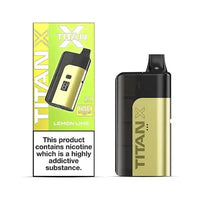 Titan X Prefilled Vape Pod Kit Box of 5 - Lemon Lime - vapeukwholesale