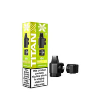 Titan X Replacement Pods Pack of 10 - Lemon Lime - vapeukwholesale