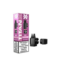 Titan X Replacement Pods Pack of 10 - Pink Burst - vapeukwholesale