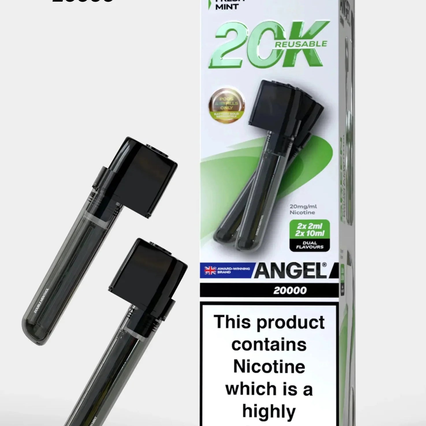 Vapes Bars Angel 20000 Prefilled Pods Box of 5 - #Simbavapeswholesale#