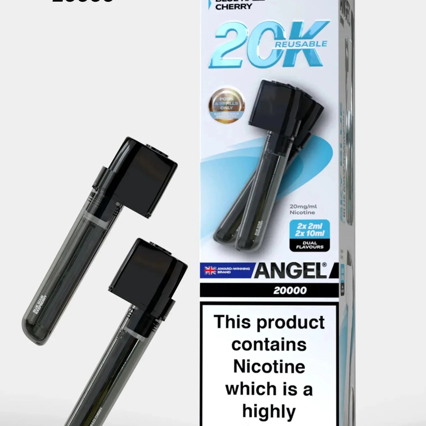 Vapes Bars Angel 20000 Prefilled Pods Box of 5 - #Simbavapeswholesale#