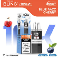 bulk wholesale The Bling 10k Pro Max Replacement Pods (BOX OF 5) - Blue Razz Cherry