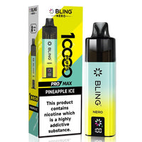 Crystal Bling Nero 10k Vape Kit Box of 5 Pineapple Ice