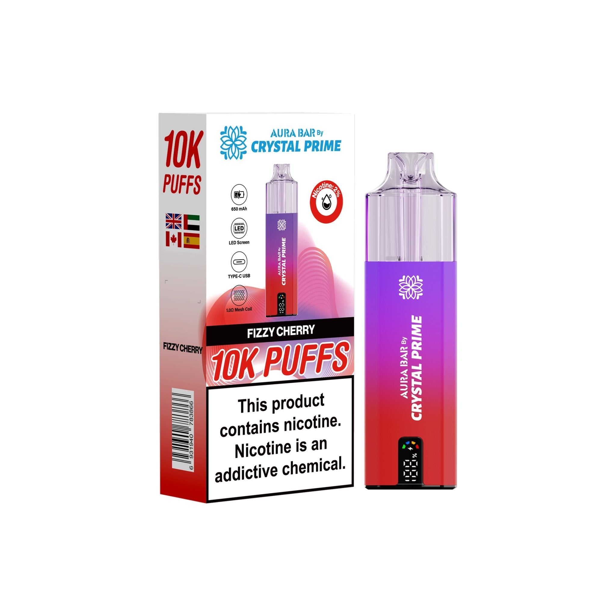 Crystal Prime 10000 Disposable Vape Pack of 5 - #Simbavapeswholesale#
