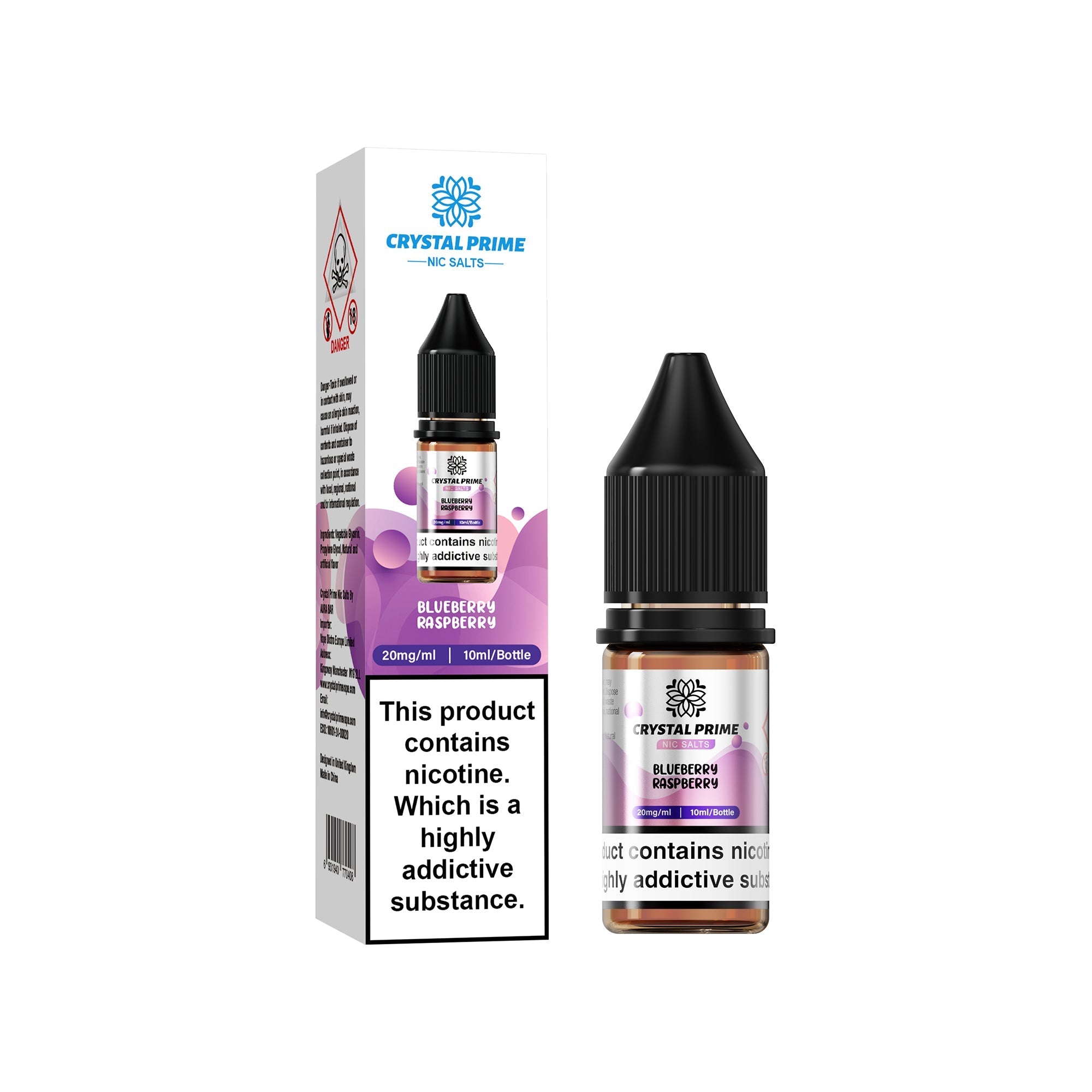 Crystal Prime 7000 Nic Salts 10ml Box of 10 - #Simbavapeswholesale#
