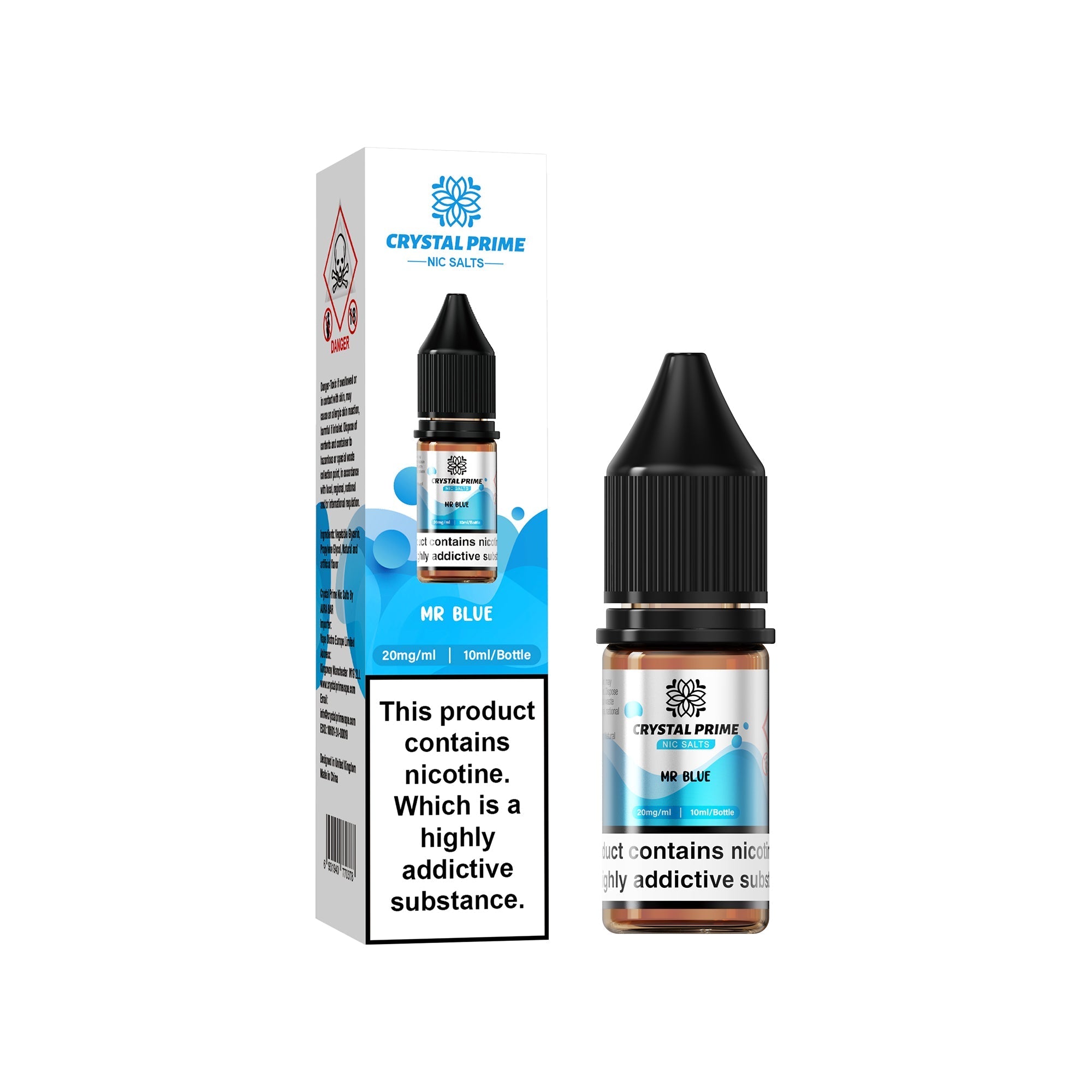 Crystal Prime 7000 Nic Salts 10ml Box of 10 - #Simbavapeswholesale#
