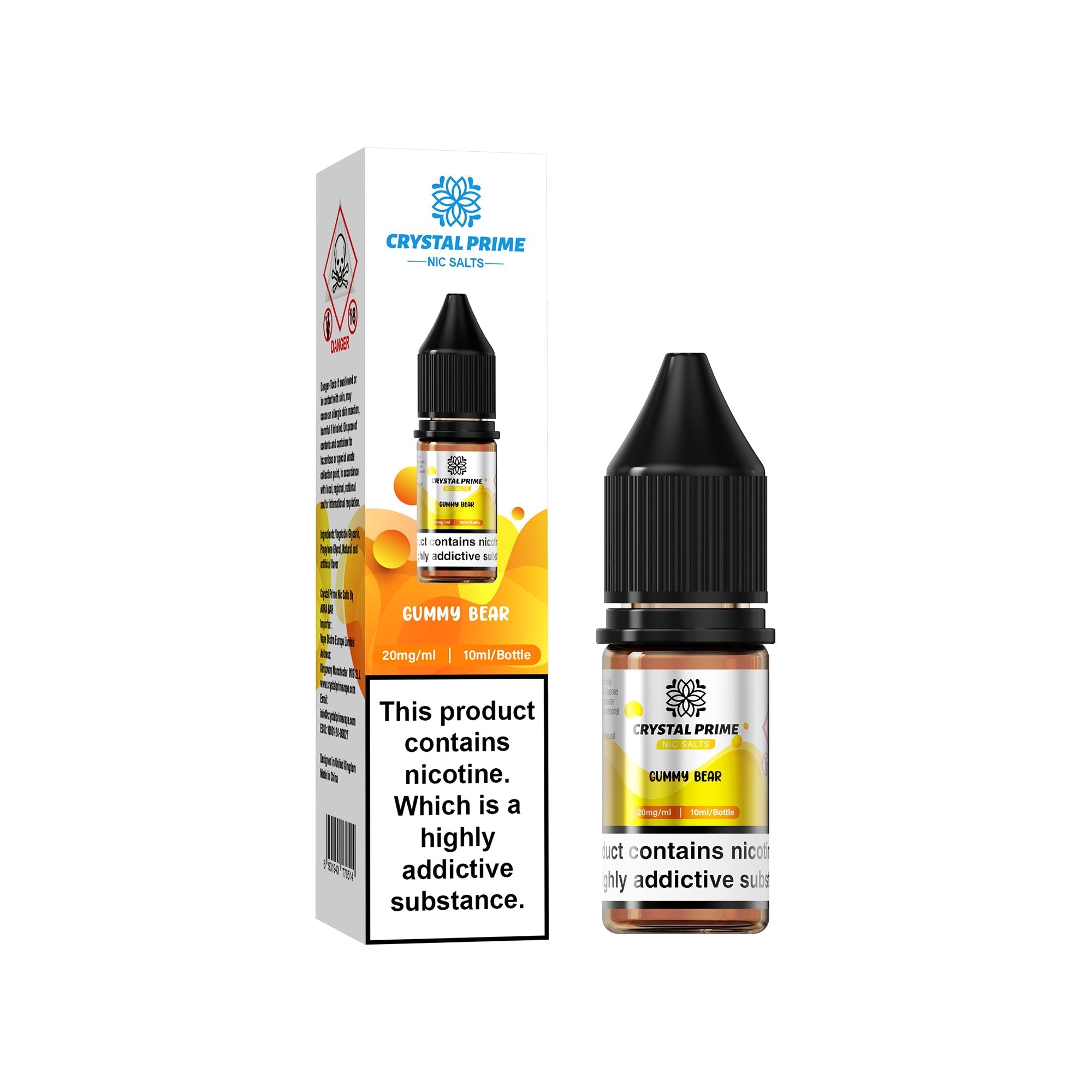 Crystal Prime 7000 Nic Salts 10ml Box of 10 - #Simbavapeswholesale#
