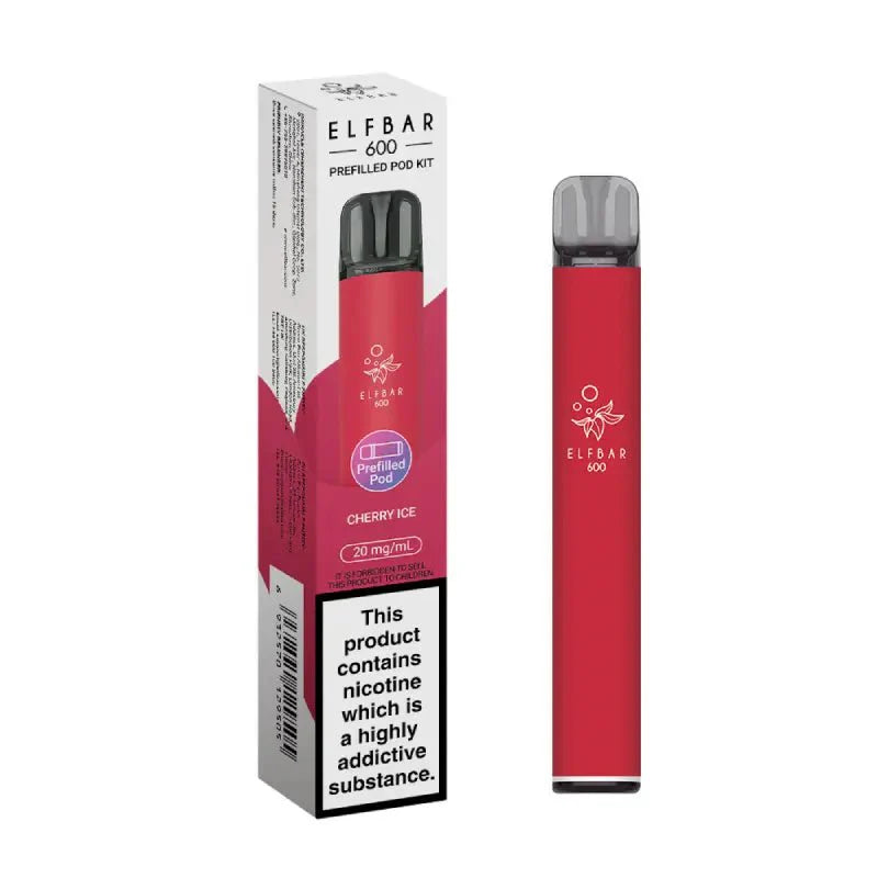 Elf Bar 600 Prefilled Pod Kit Box of 10 - #Simbavapeswholesale#