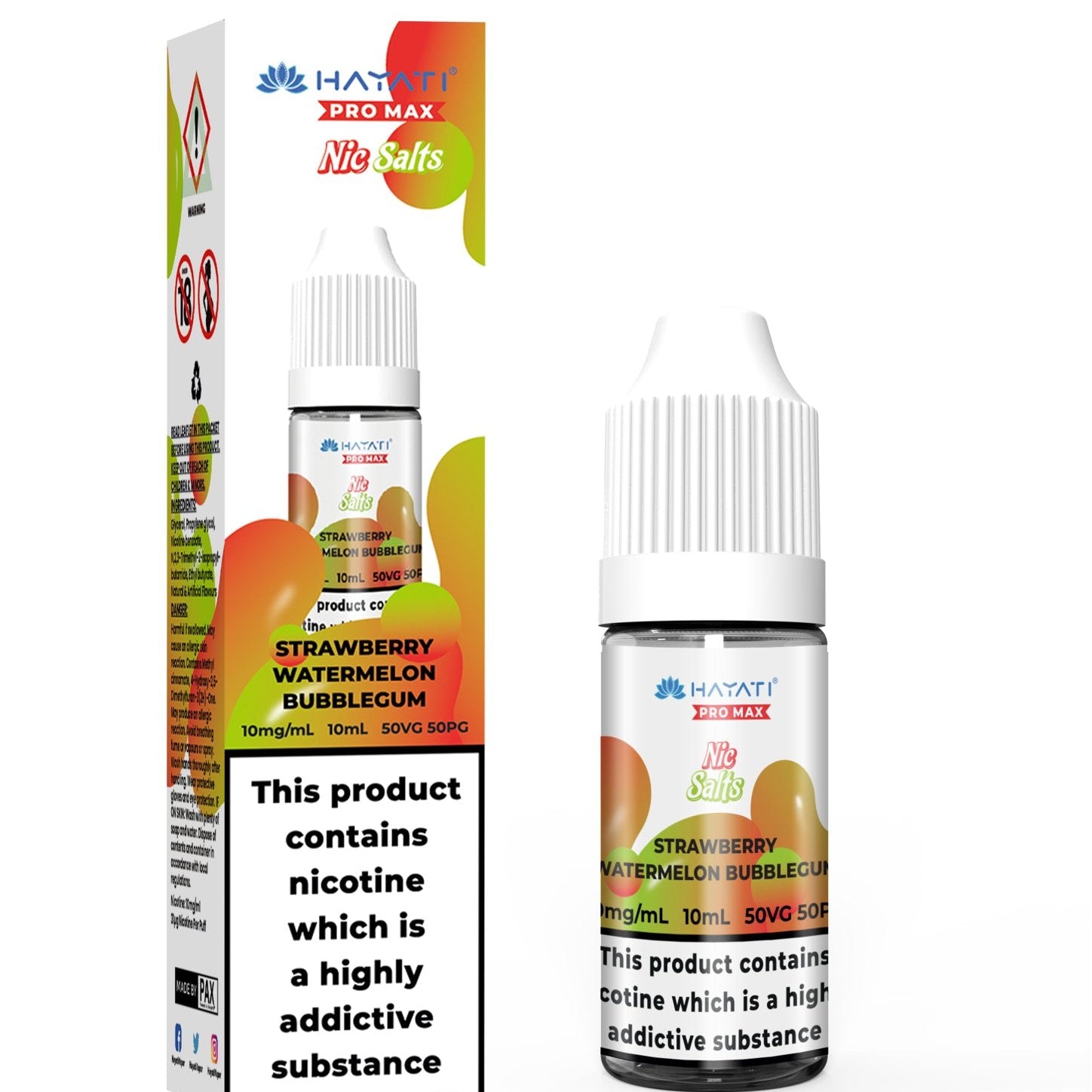 Hayati Crystal Pro Max Vape Nic Salts 10ml - (Box of 10) - #Simbavapeswholesale#