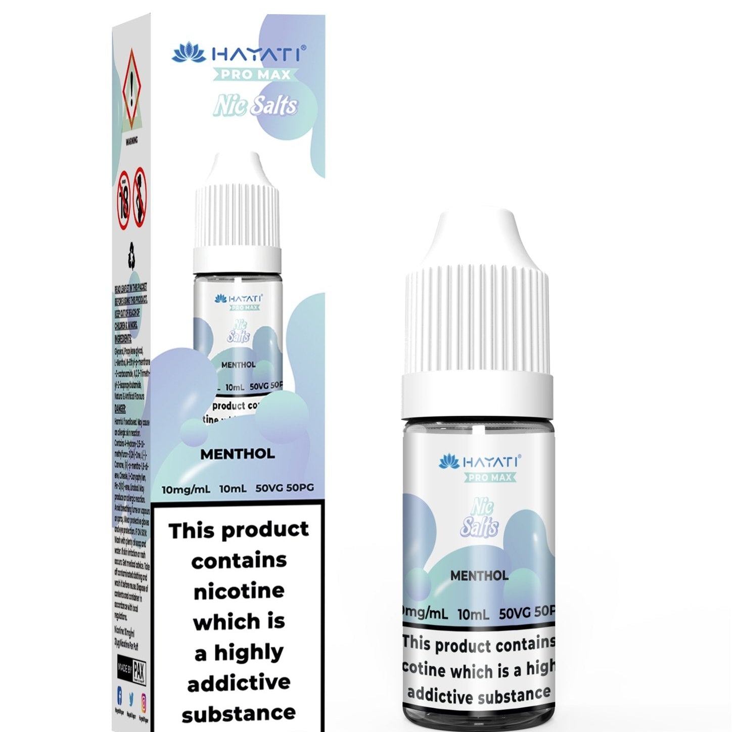Hayati Crystal Pro Max Vape Nic Salts 10ml - (Box of 10) - #Simbavapeswholesale#