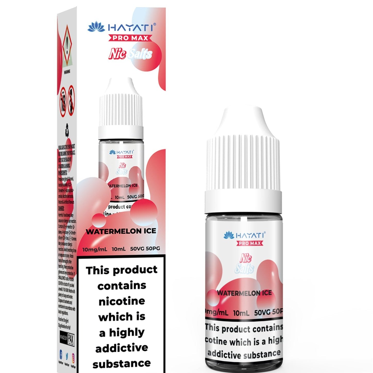 Hayati Crystal Pro Max Vape Nic Salts 10ml - (Box of 10) - #Simbavapeswholesale#