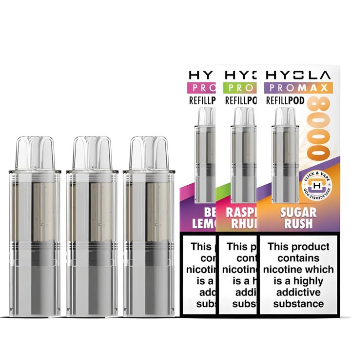Hyola Pro Max 8000 Replacement Pods Pack of 5 - #Simbavapeswholesale#