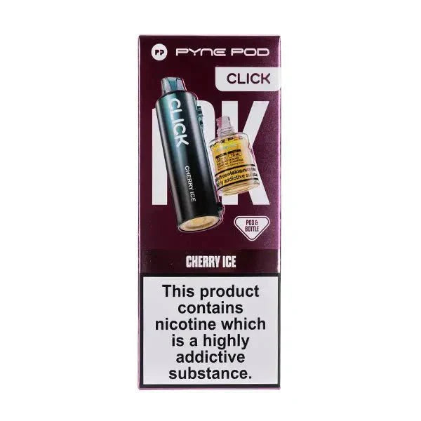 Pyne Pod Click 50k Replacement Pods - Cherry Ice - vapeukwholesale