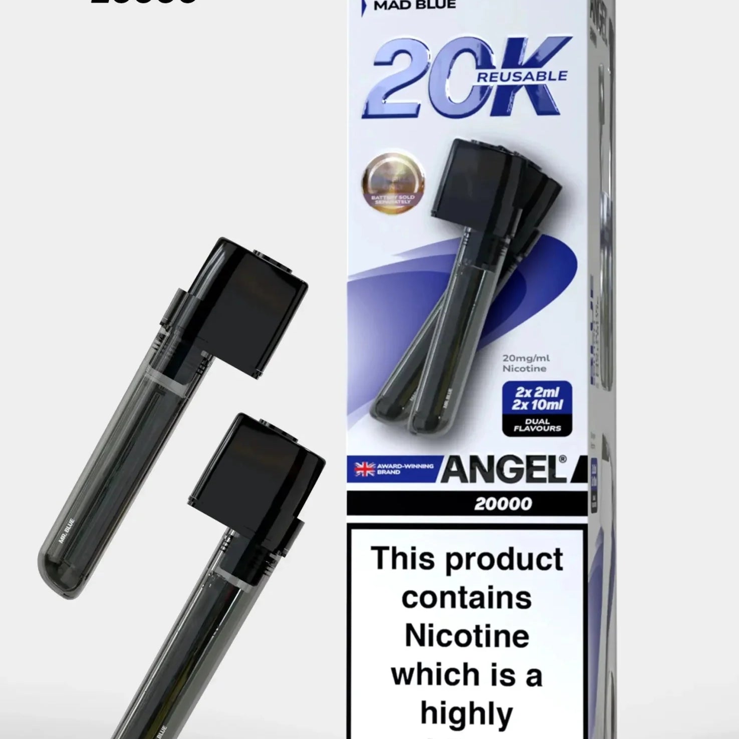 Vapes Bars Angel 20000 Prefilled Pods Box of 5 - #Simbavapeswholesale#